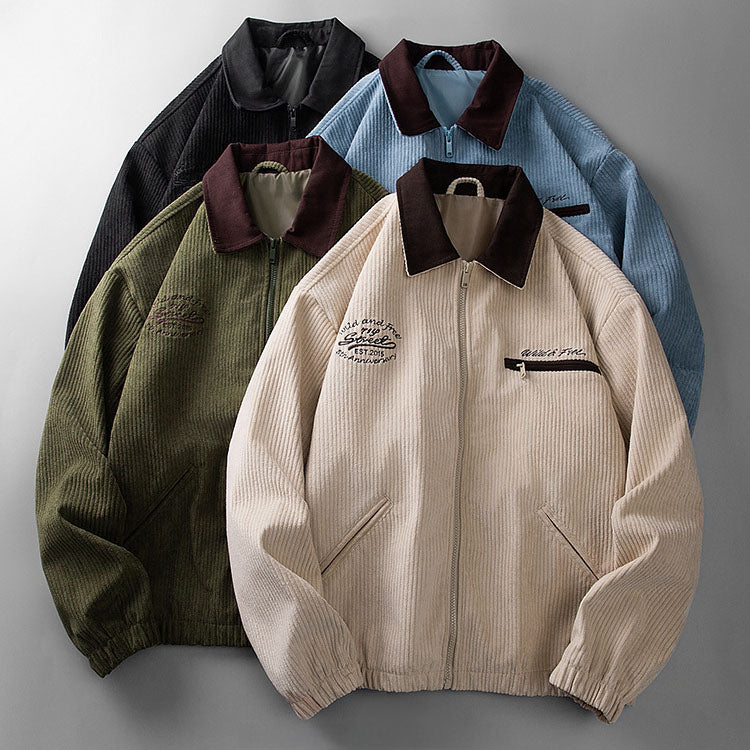 Matteo Corduroy Zip Jacket