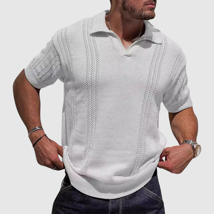 Aurelio Retro Knit Polo