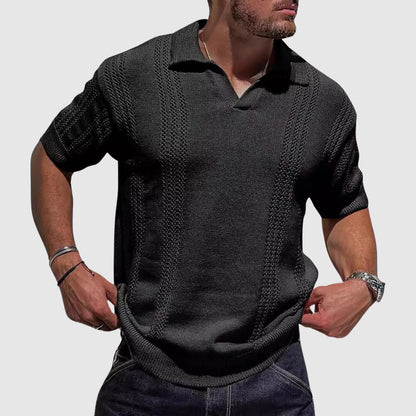 Aurelio Retro Knit Polo