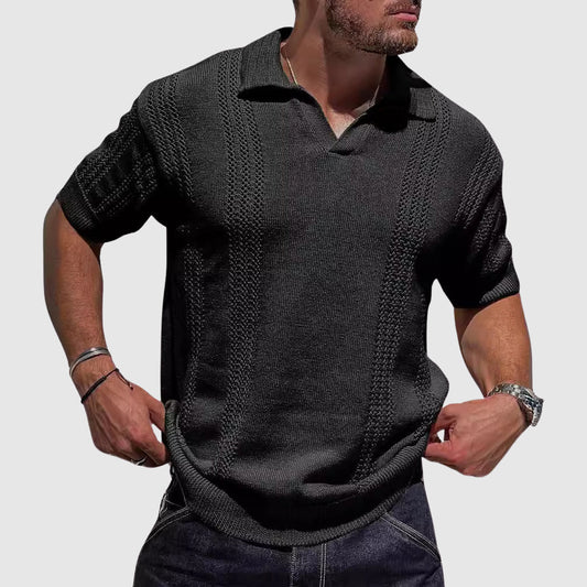 Aurelio Retro Knit Polo