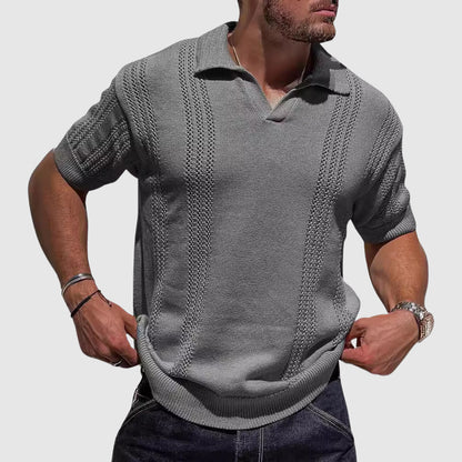 Aurelio Retro Knit Polo