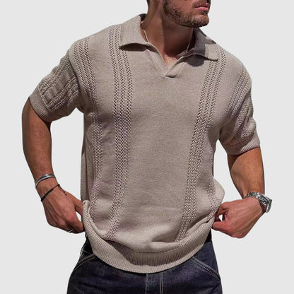 Aurelio Retro Knit Polo