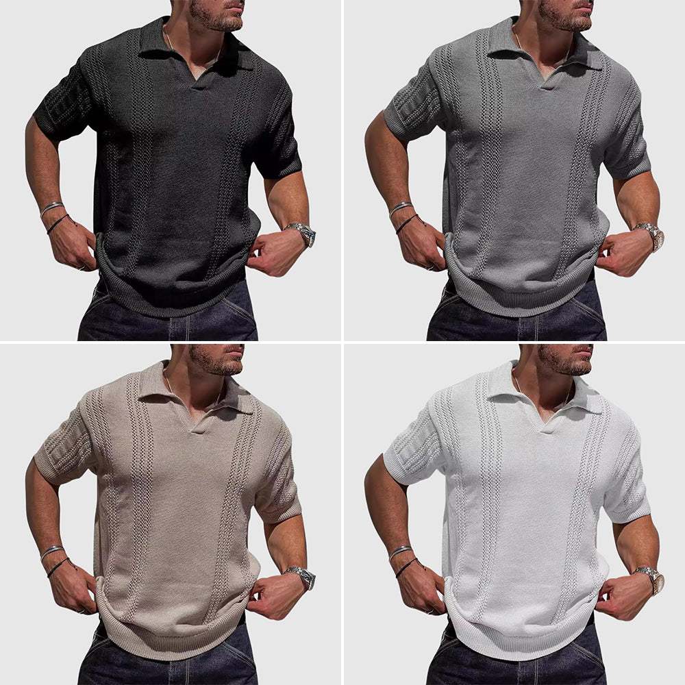 Aurelio Retro Knit Polo