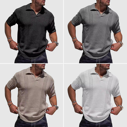Aurelio Retro Knit Polo