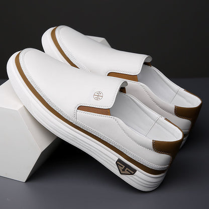 Allessio Genuine Leather Slip-Ons