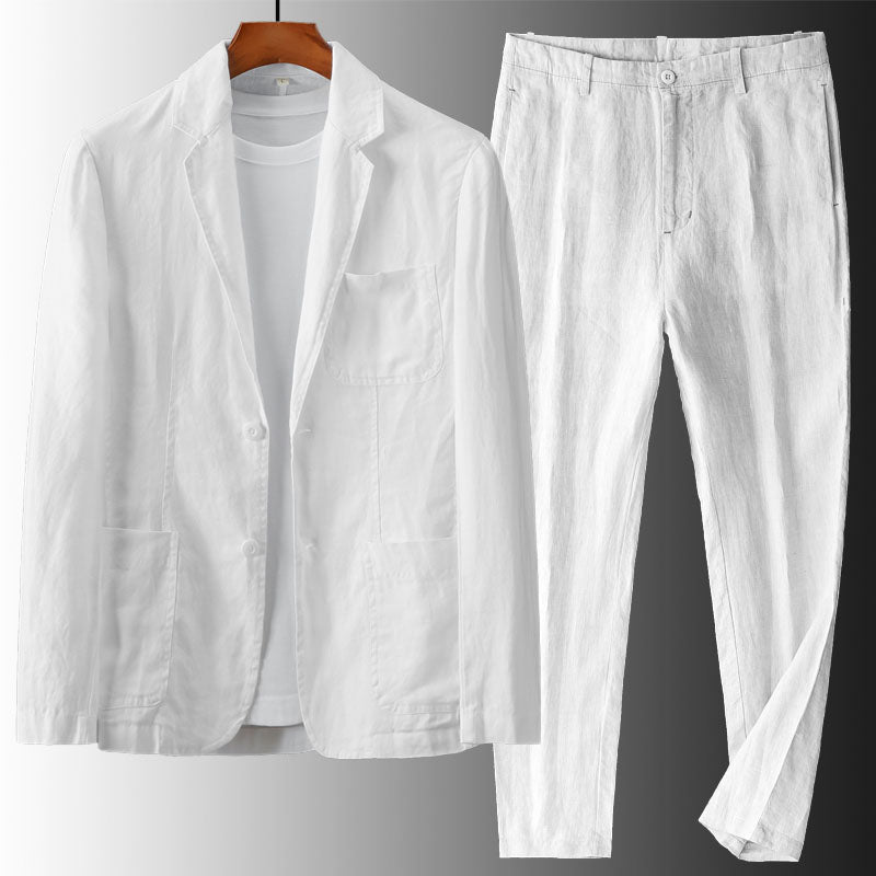 Santino Linen Suit Set