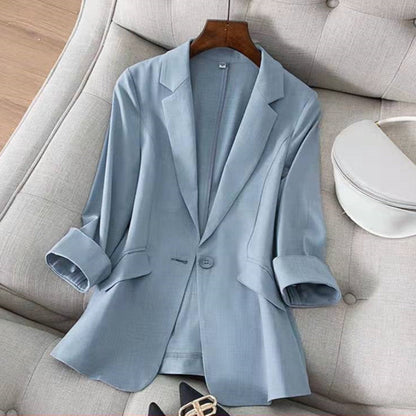 Noir™ Linen Blazer