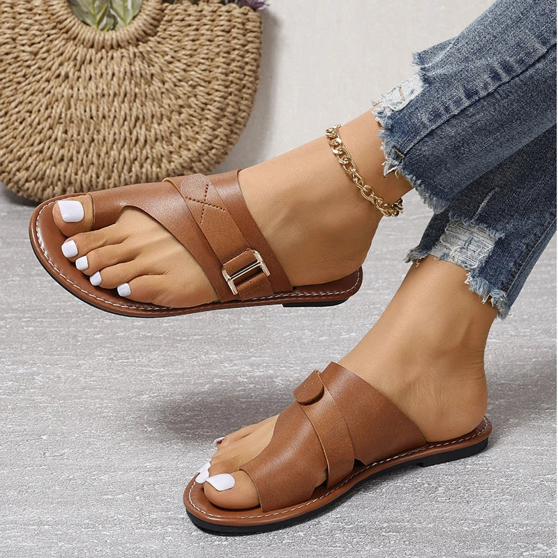 ComfiSteps™ Comfort Flat Sandals