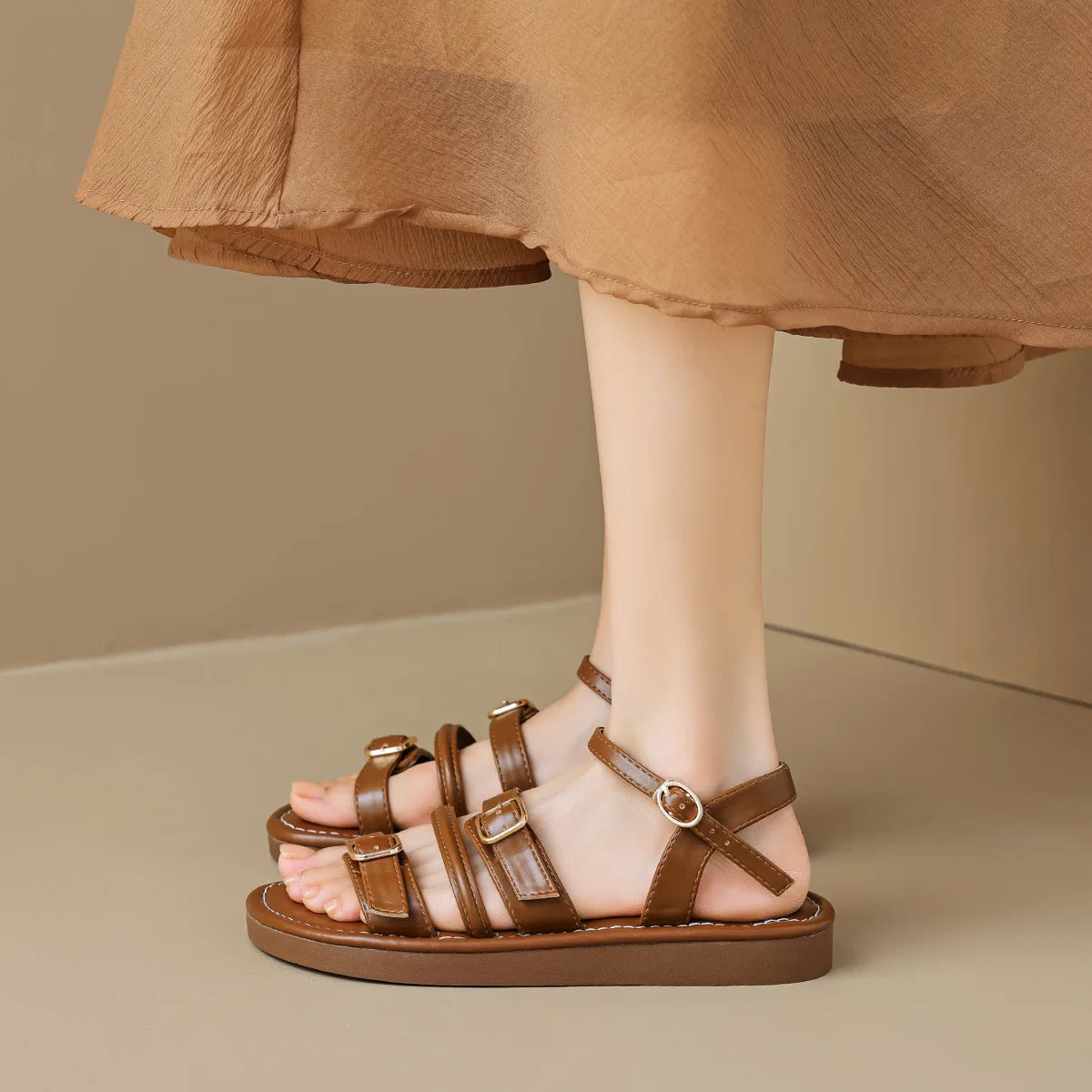Ravena Comfort Leather Sandals
