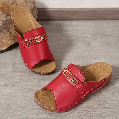 ComfiSteps™ Slope Heel Sandals