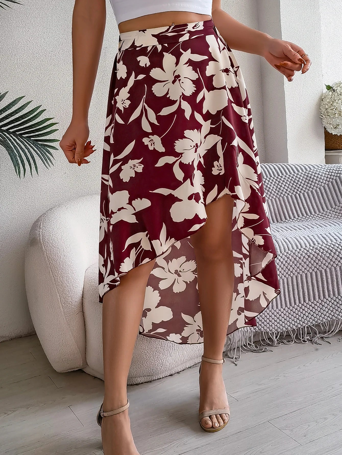 Talia Petal Flow Skirt