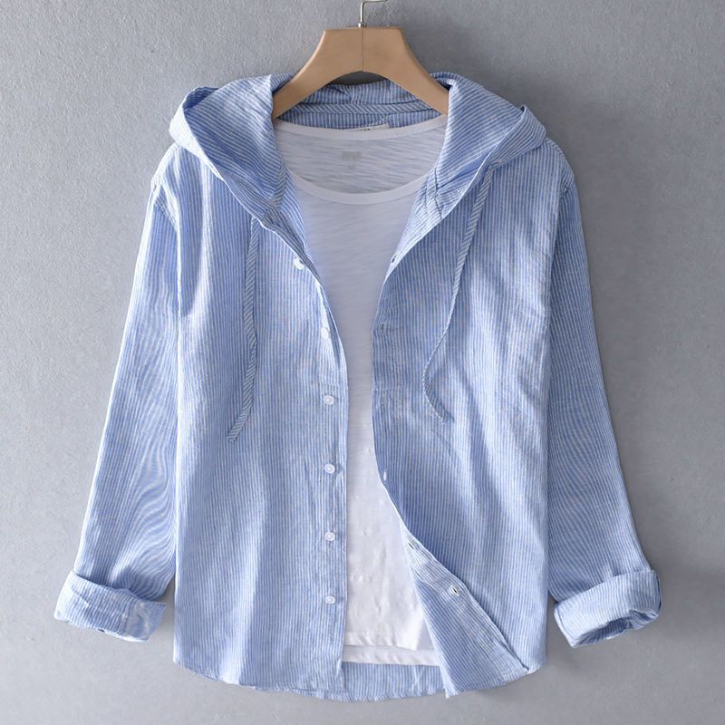 SOLIS LINEN HOODIE