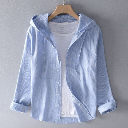 SOLIS LINEN HOODIE