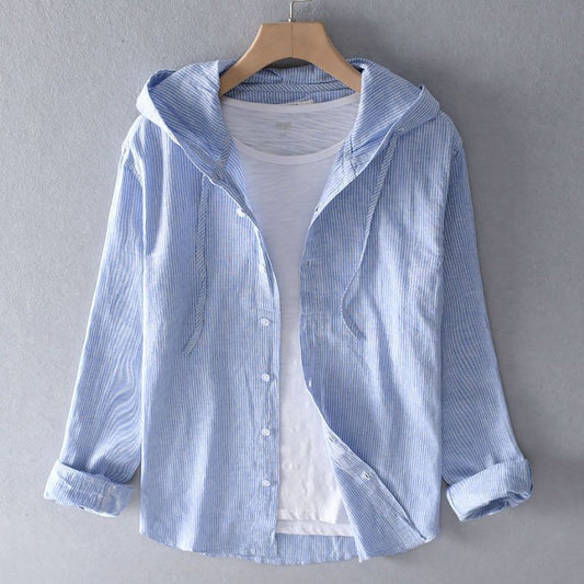 SOLIS LINEN HOODIE