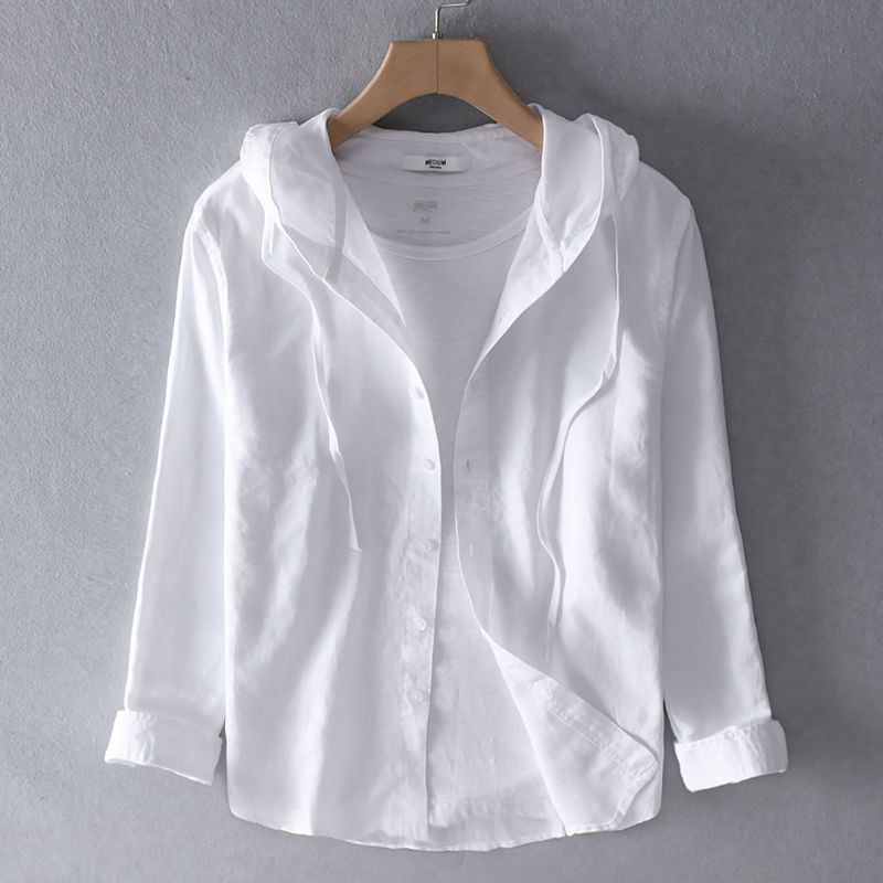 SOLIS LINEN HOODIE