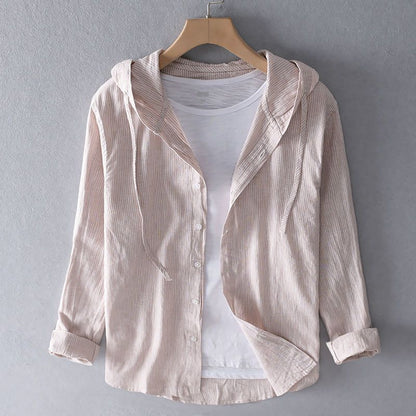 SOLIS LINEN HOODIE