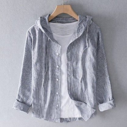 SOLIS LINEN HOODIE